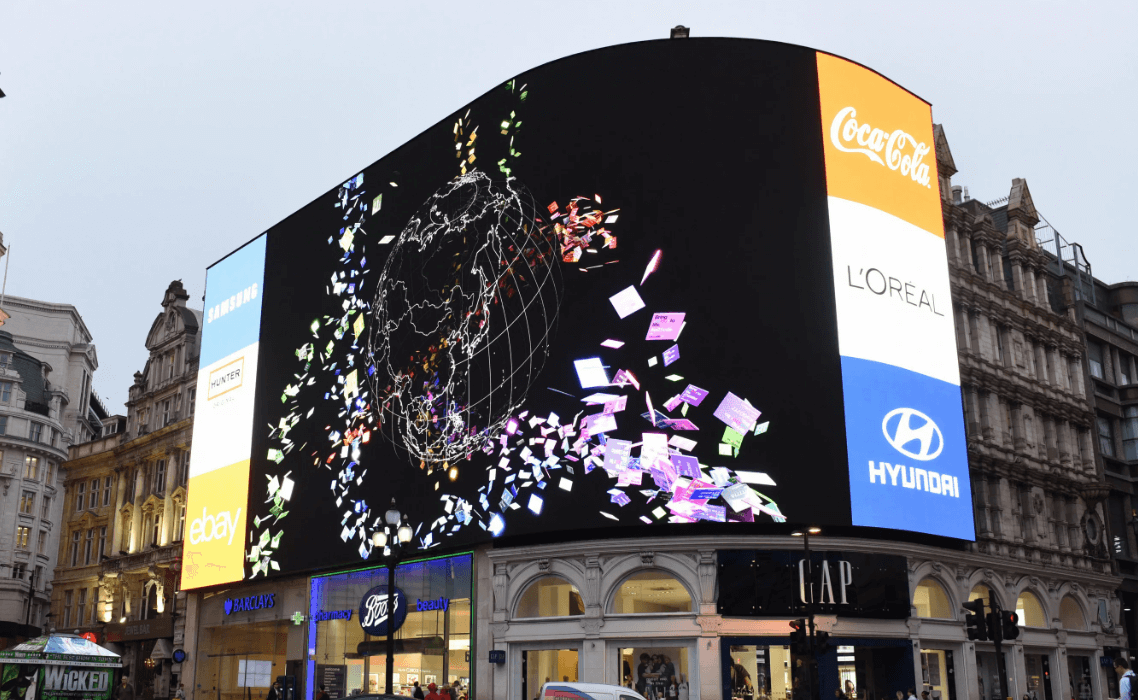 outdoor LED commercial advertising display screen