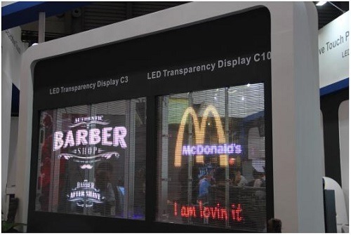 LED Transparent screen in market