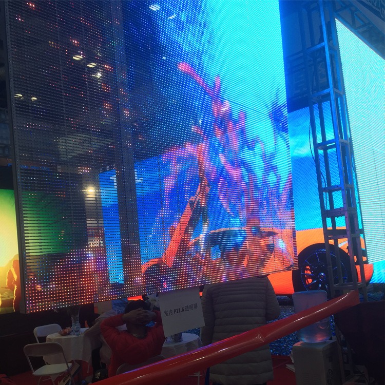 LED Transparent screen in stage design